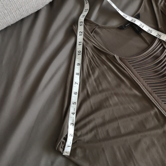 BCBGMAXAZRIA sleeveless olive tank top - Picture 10 of 10